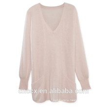 15STC3003 v neck cashmere tunic